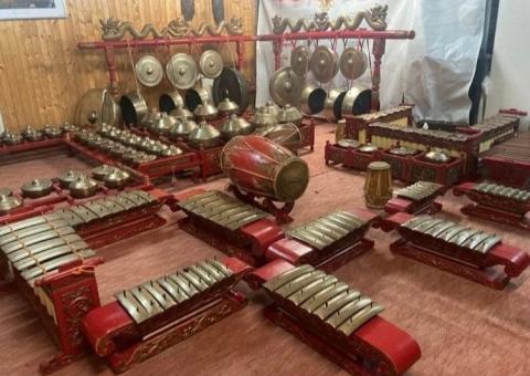 Közép-jávai gamelánhangszerek